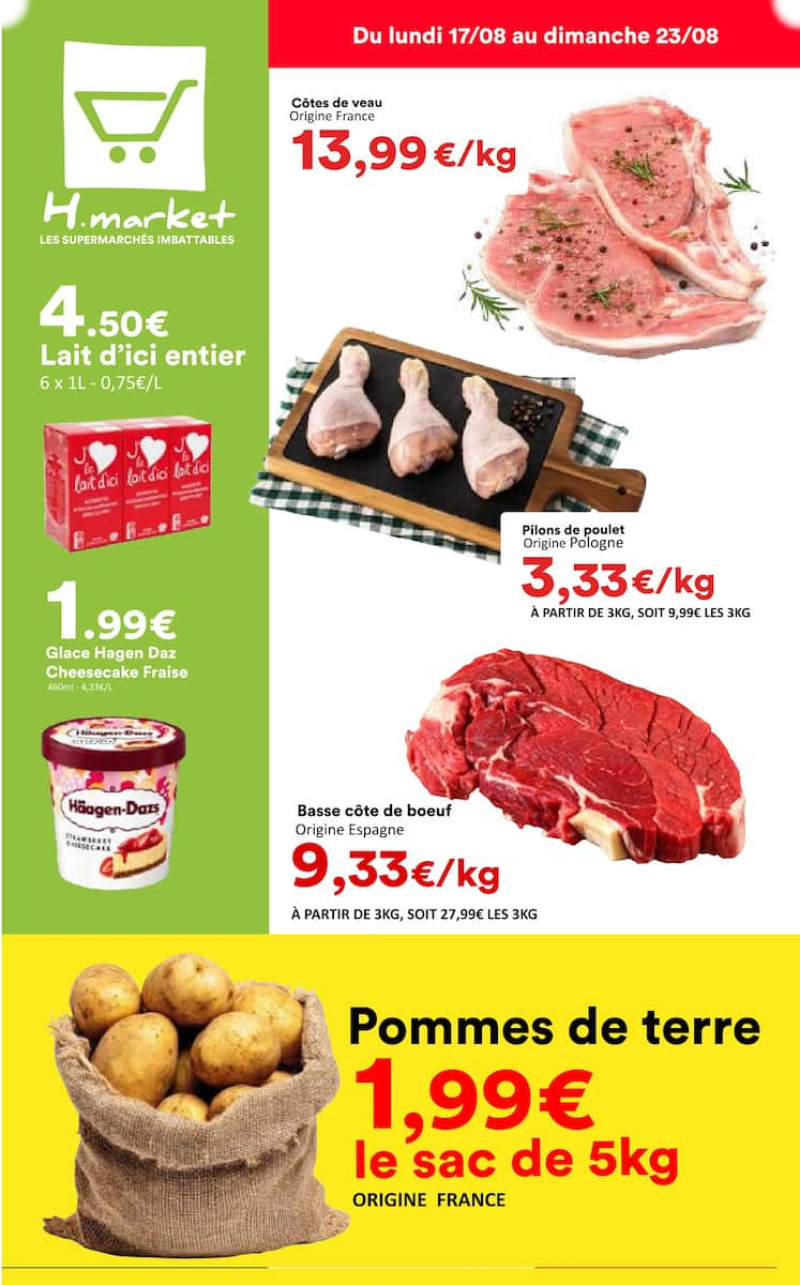 Hmarket catalogue du 17/08 au 24/08/2026 – page 1