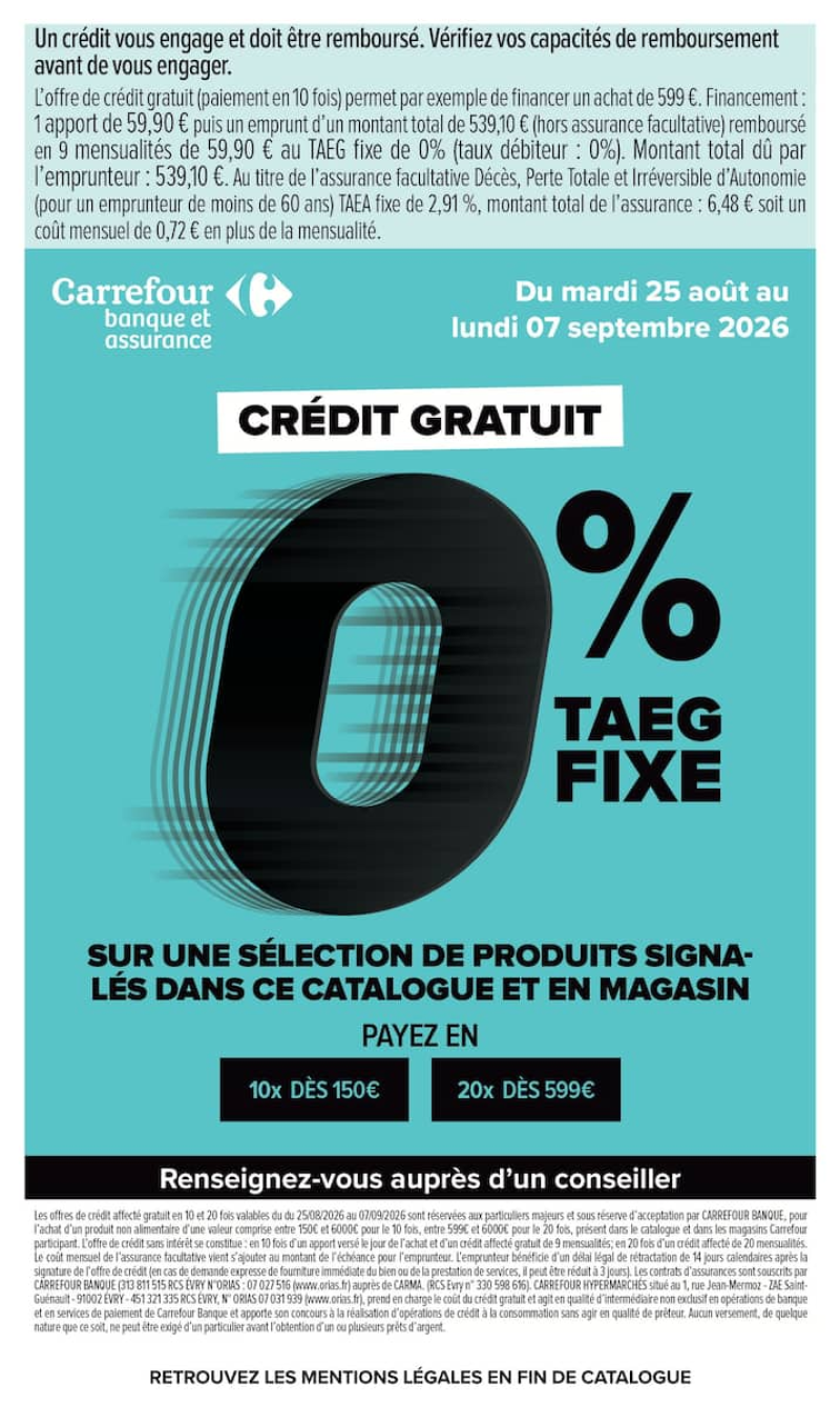 Carrefour catalogue du 25/08 au 08/09/2026 – page 10
