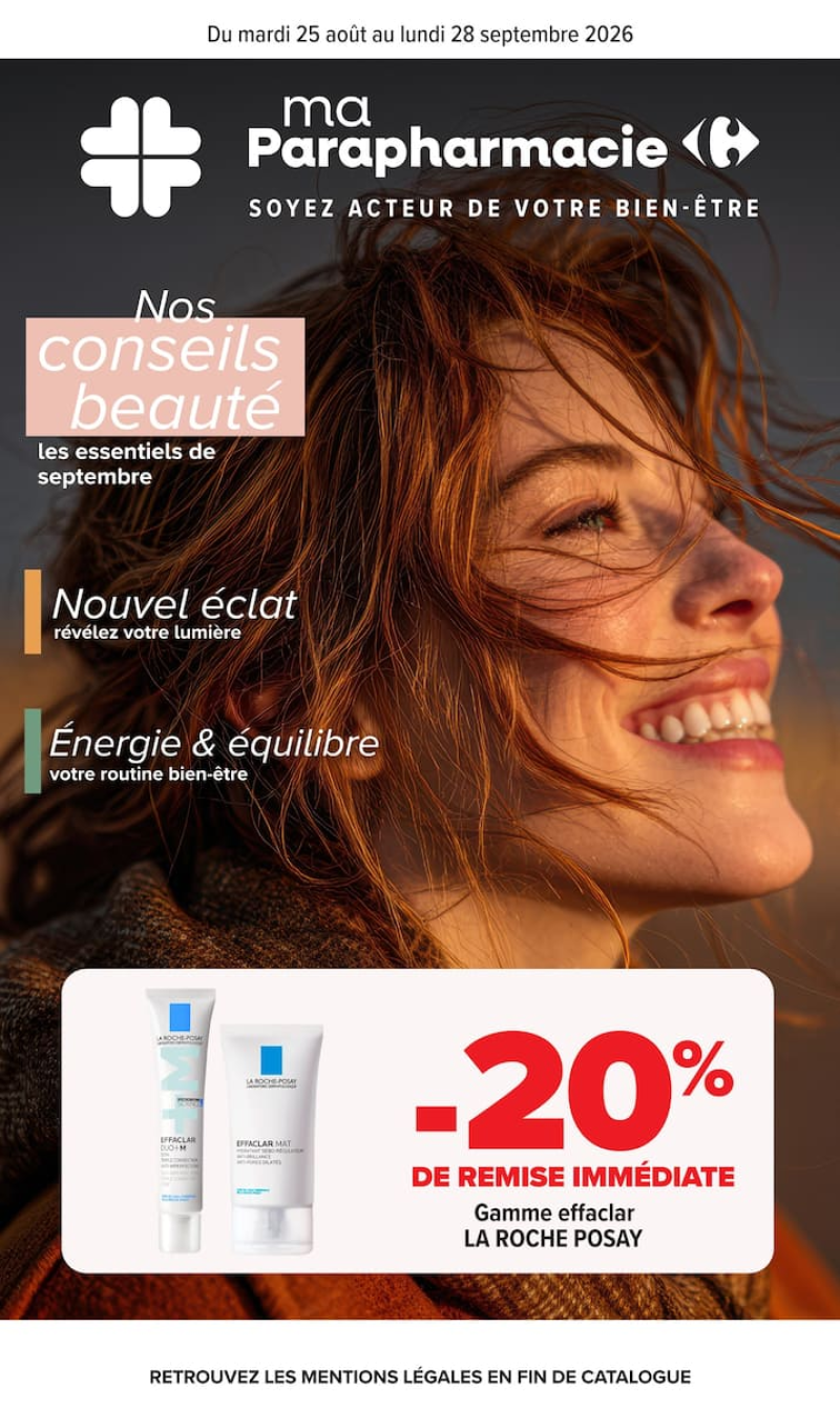 Carrefour catalogue du 25/08 au 29/09/2026 – page 1