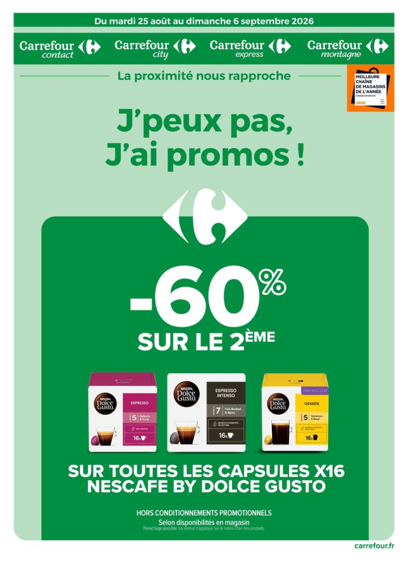 Carrefour Proximit catalogue du 25/08 au 07/09/2026 – page 1