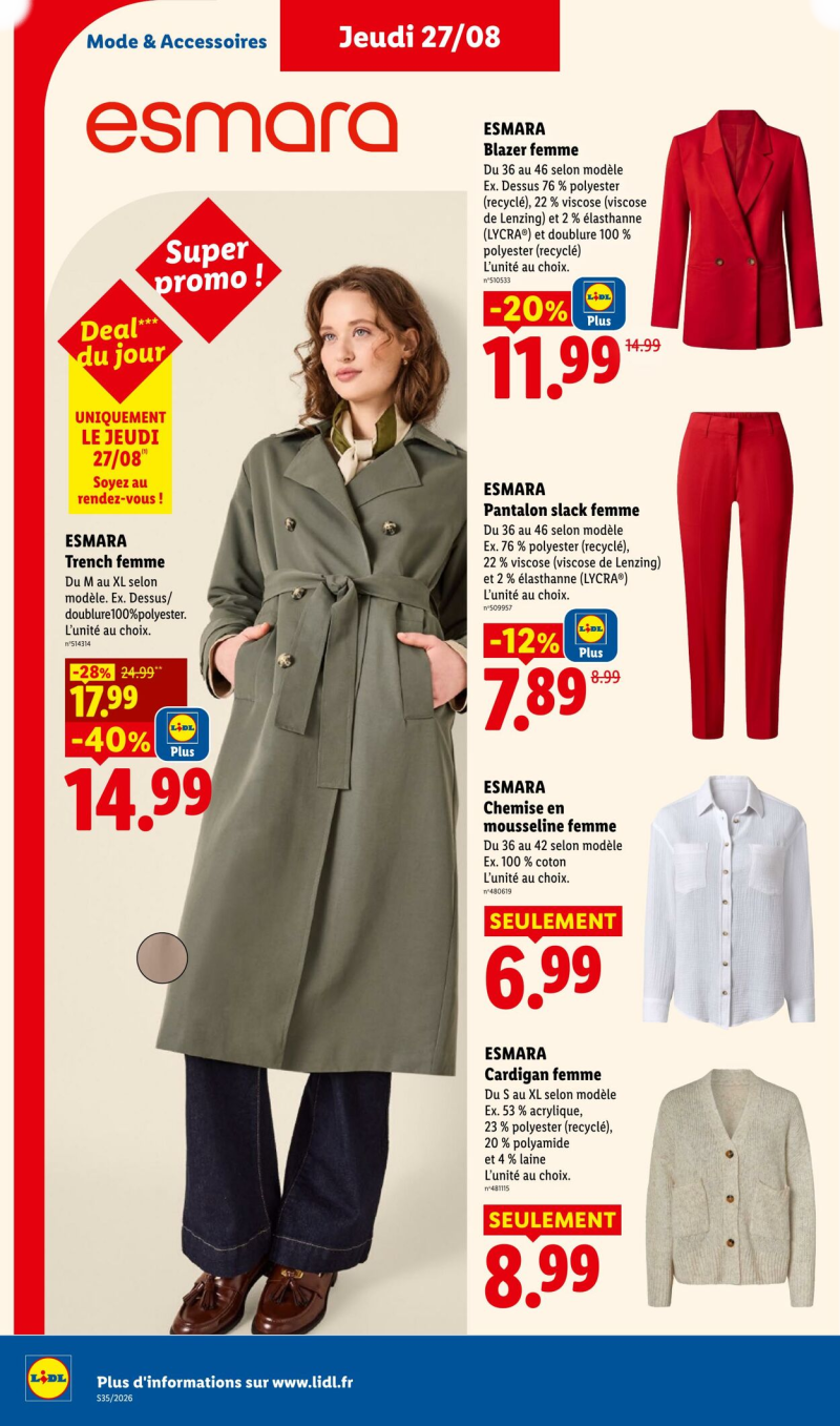 Lidl catalogue du 23/08 au 03/09/2026 – page 42