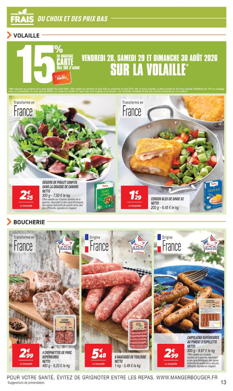 Netto catalogue du 25/08 au 01/09/2026 – page 13