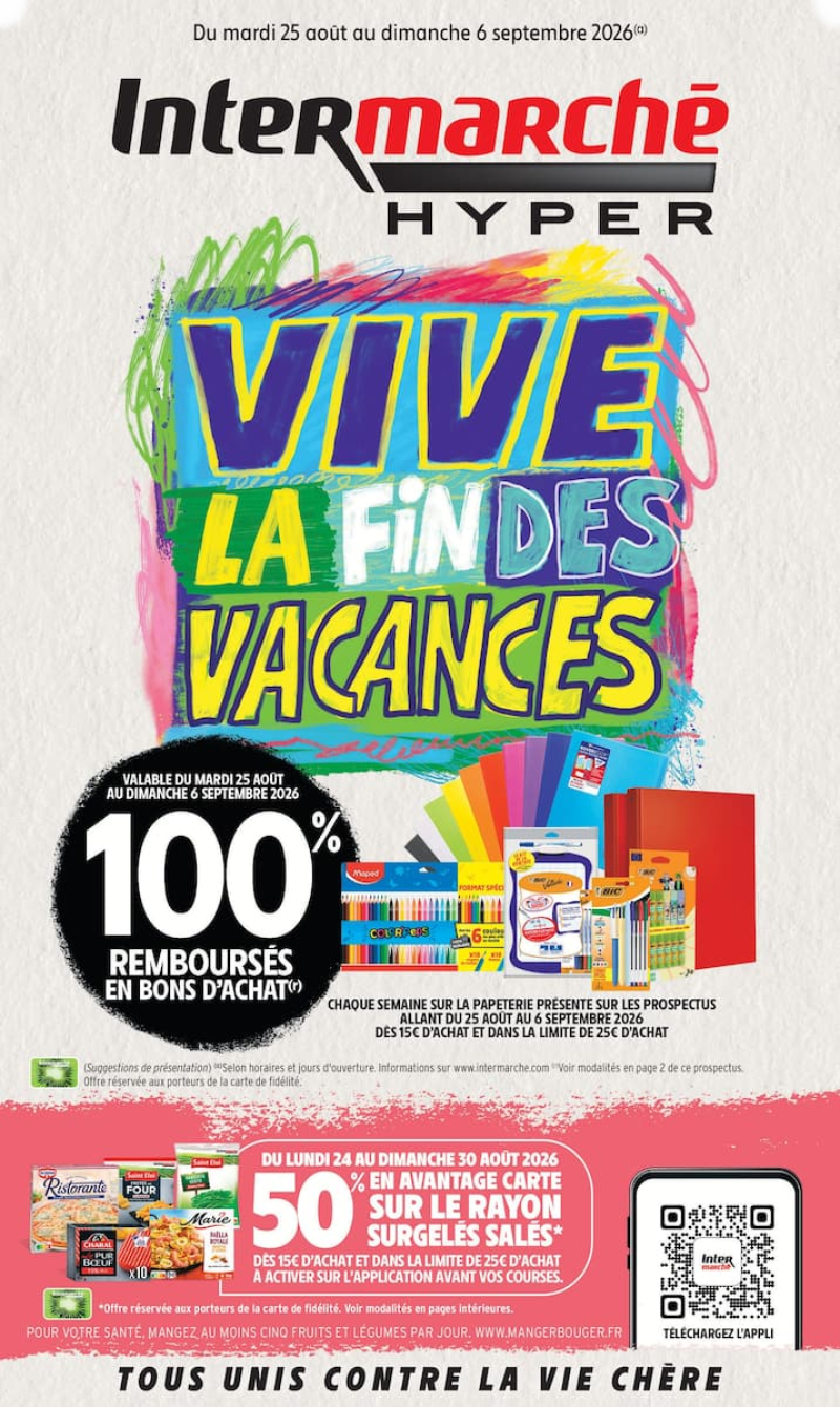 Intermarché Hyper catalogue du 25/08 au 07/09/2026 – page 1