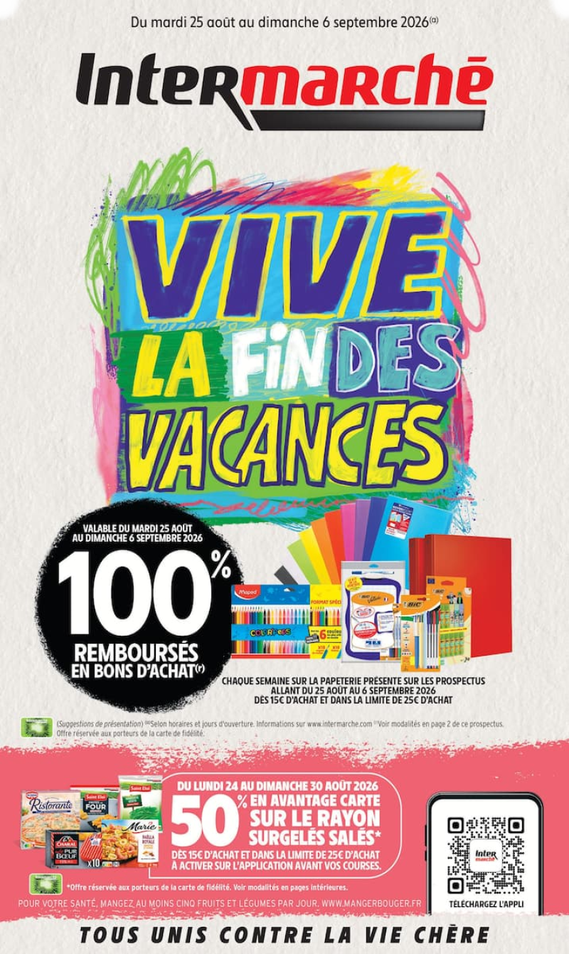Intermarché Super catalogue du 25/08 au 07/09/2026 – page 1