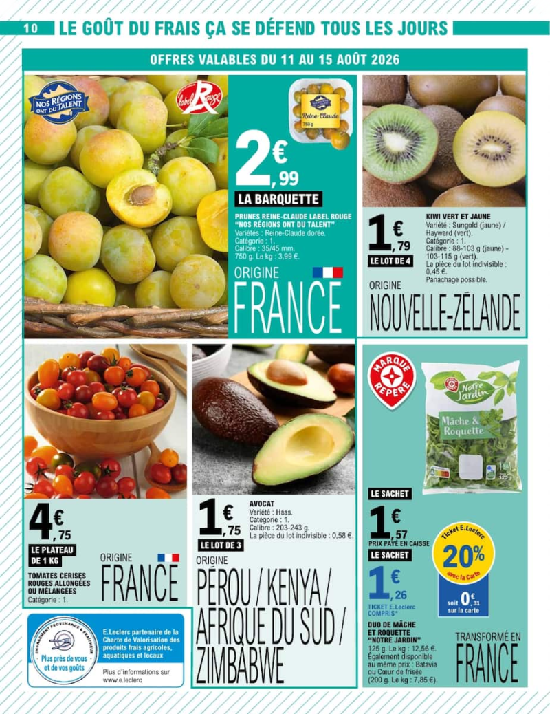 E.Leclerc catalogue du 11/08 au 24/08/2026 – page 10