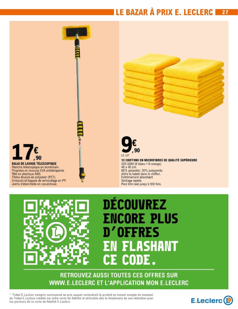 E.Leclerc catalogue du 11/08 au 24/08/2026 – page 27