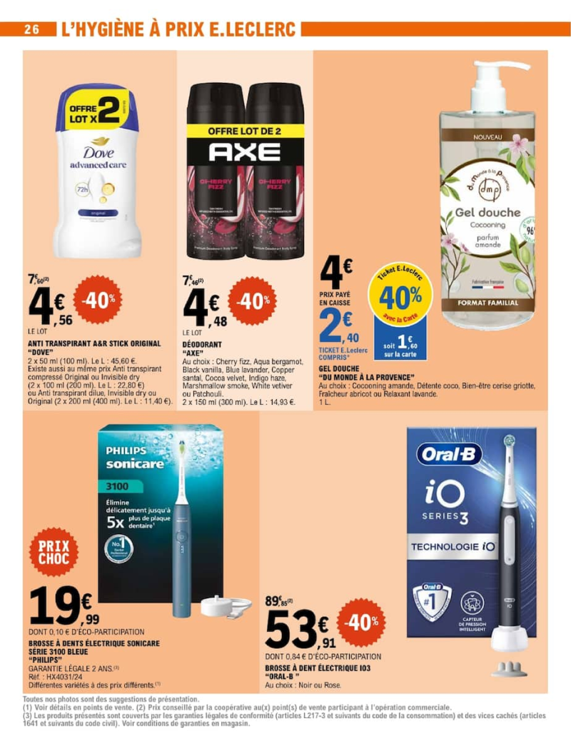 E.Leclerc catalogue du 11/08 au 24/08/2026 – page 26