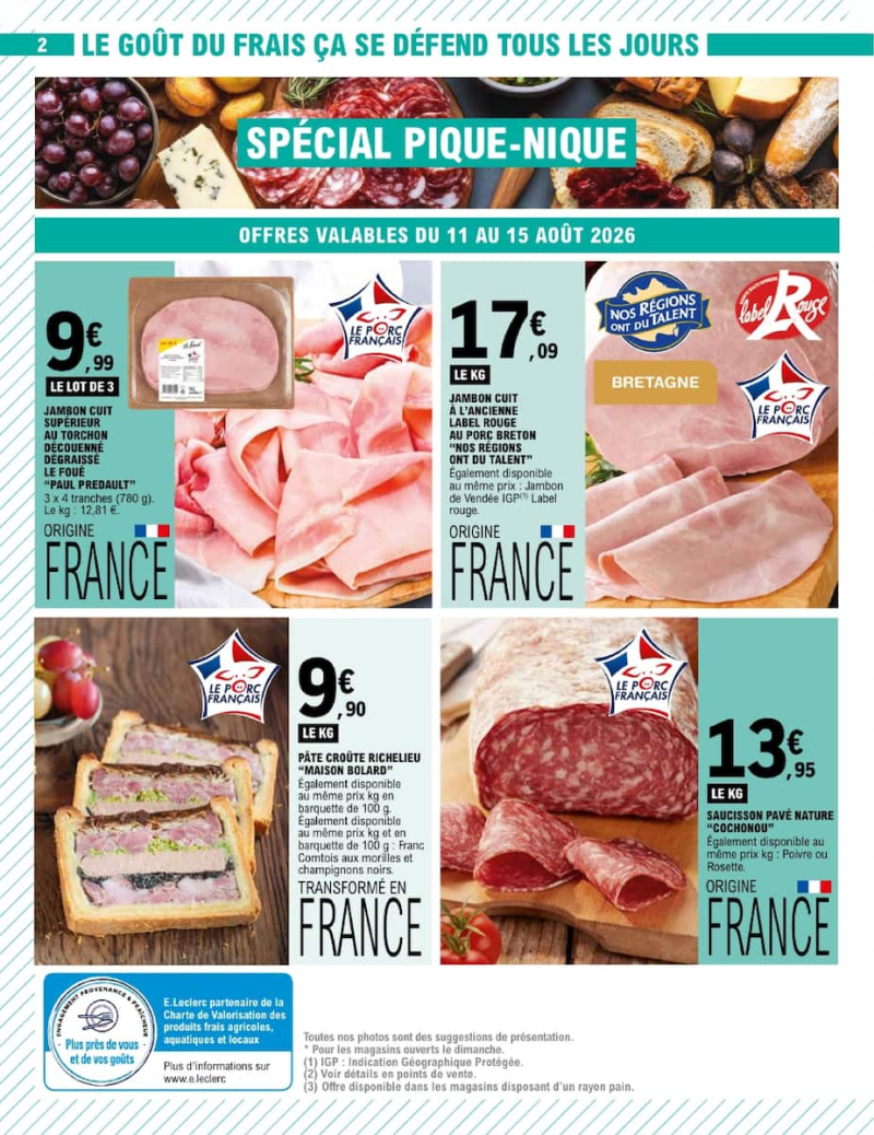E.Leclerc catalogue du 11/08 au 24/08/2026 – page 2
