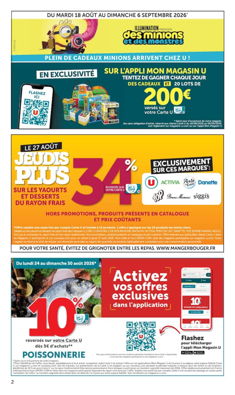 U Express catalogue du 25/08 au 07/09/2026 – page 2