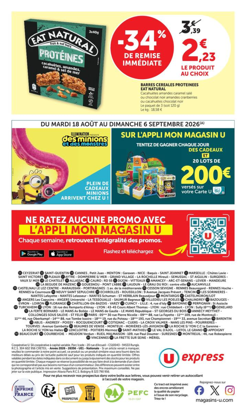 U Express catalogue du 25/08 au 07/09/2026 – page 12