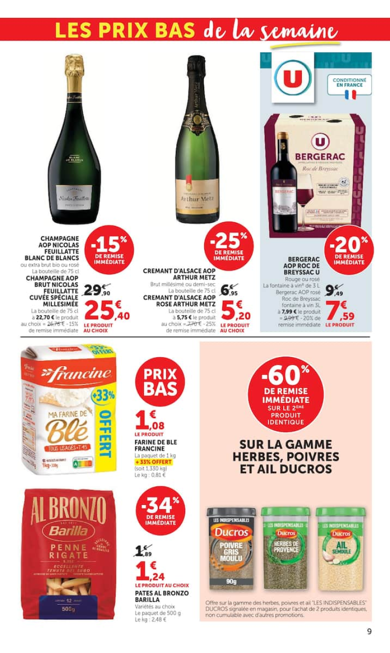 U Express catalogue du 25/08 au 07/09/2026 – page 9
