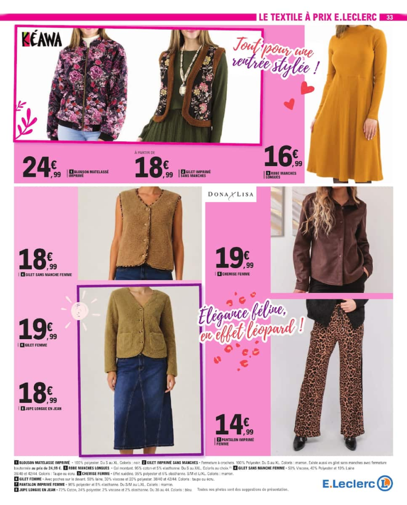 E.Leclerc catalogue du 25/08 au 06/09/2026 – page 33