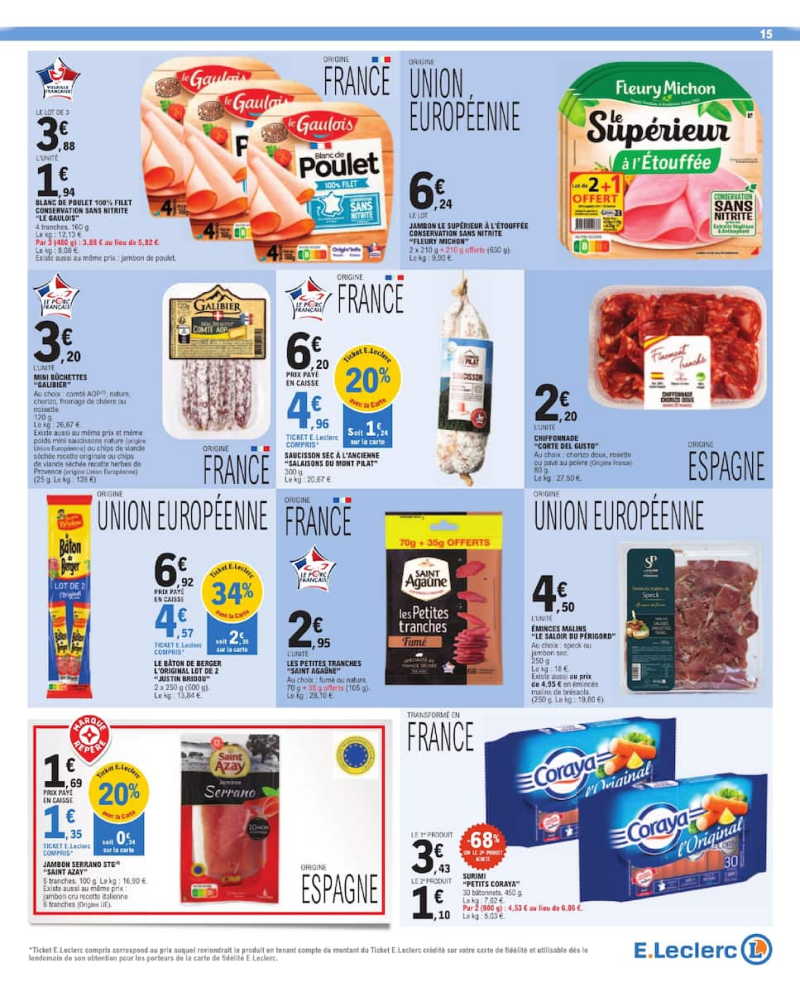 E.Leclerc catalogue du 25/08 au 06/09/2026 – page 15