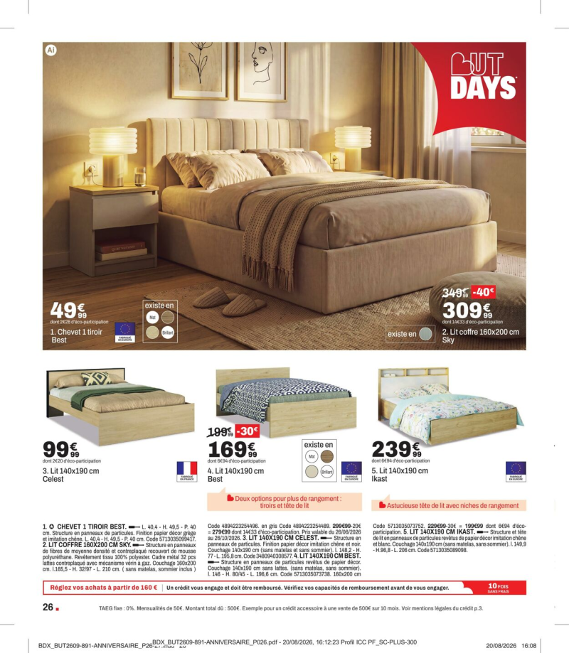 But catalogue du 24/08 au 02/09/2026 – page 26