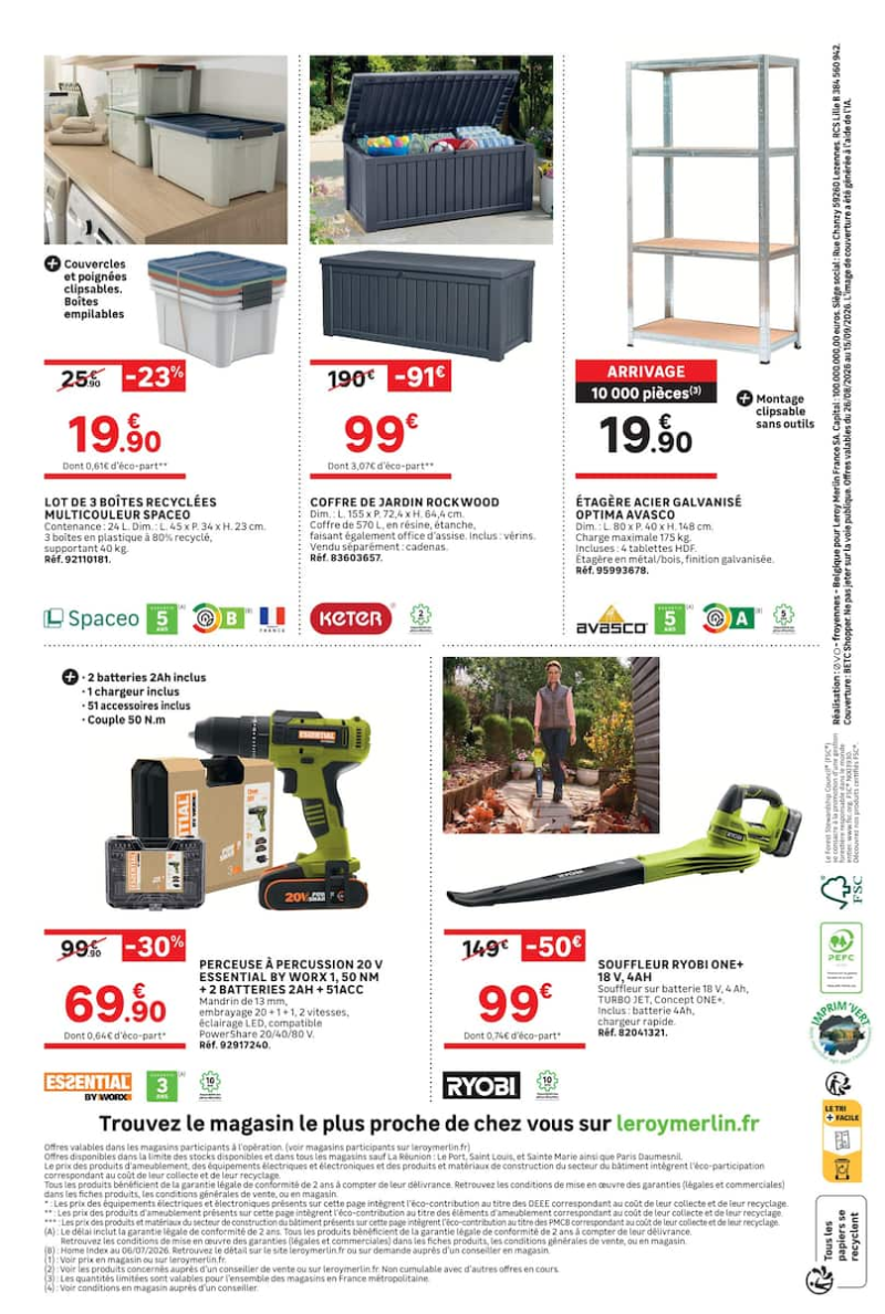 Leroy Merlin catalogue du 26/08 au 16/09/2026 – page 4