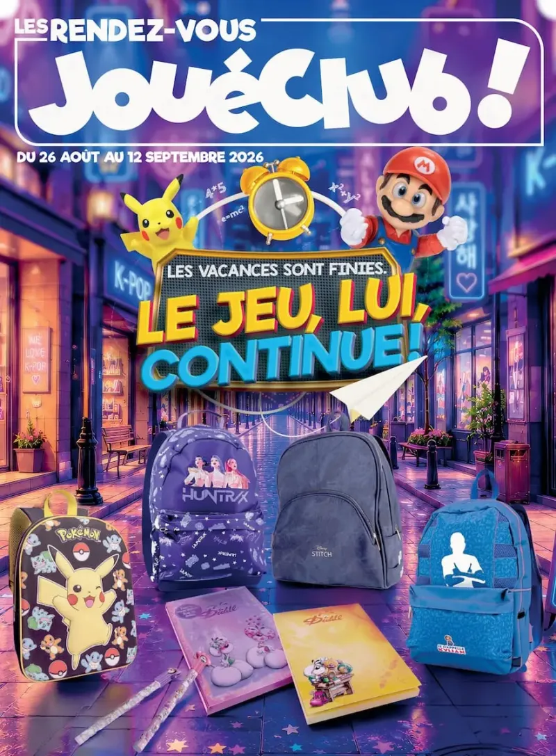 Jouclub catalogue du 26/08 au 13/09/2026 – page 1