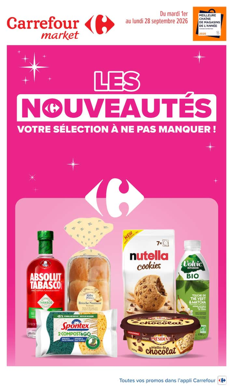 Carrefour Market catalogue du 01/09 au 29/09/2026 – page 1