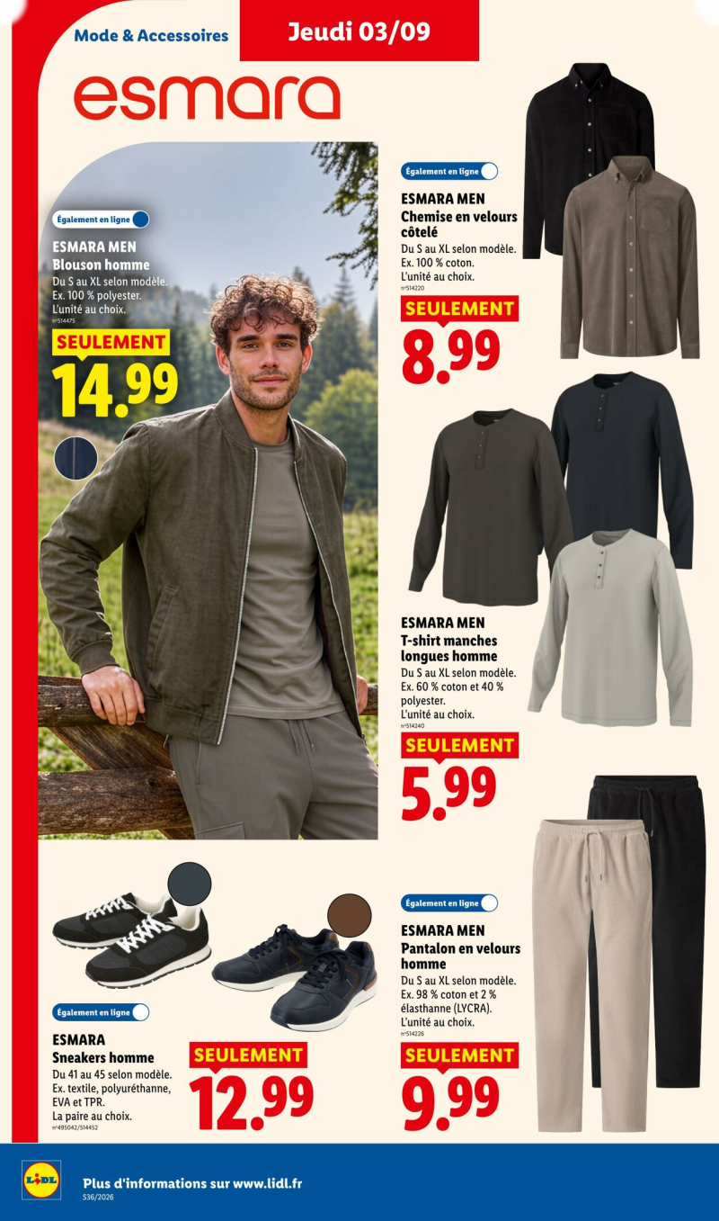 Lidl catalogue du 30/08 au 10/09/2026 – page 44