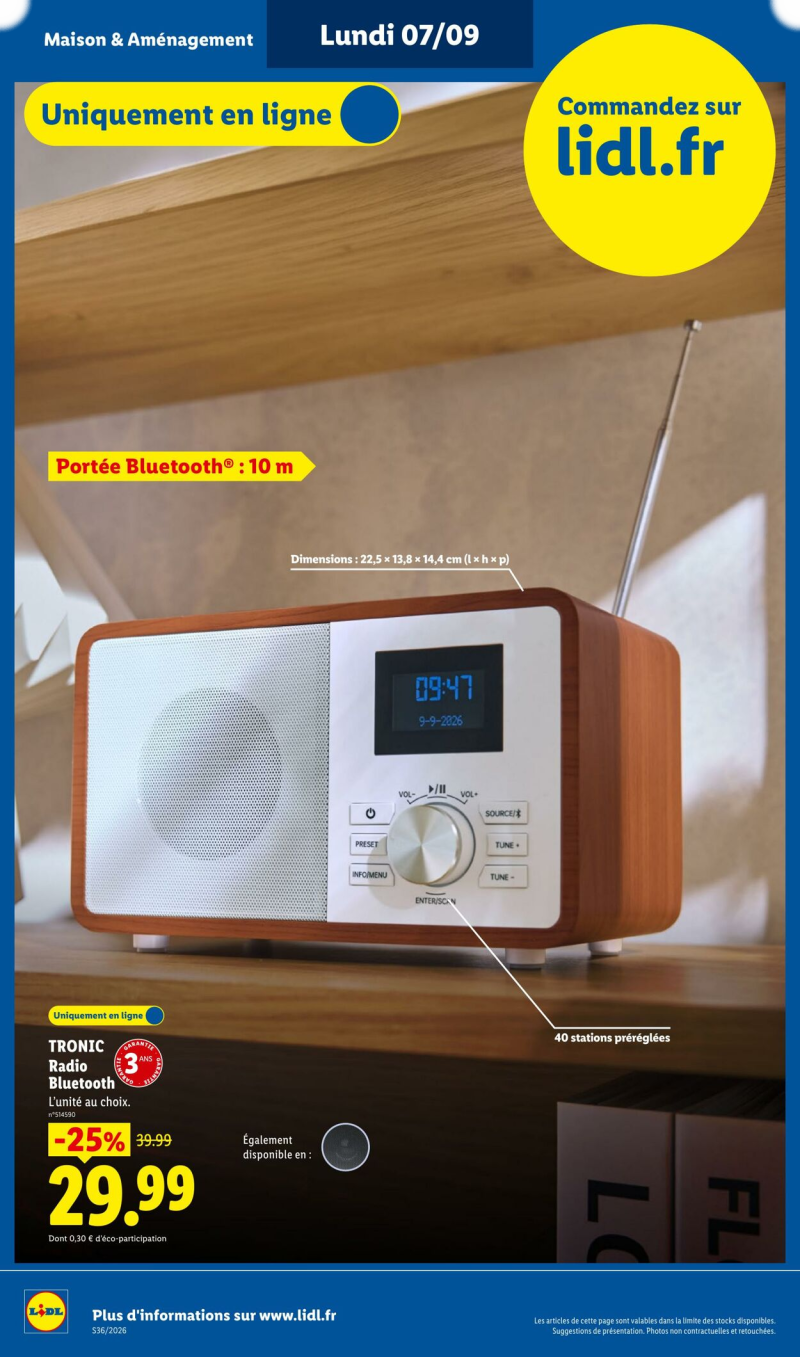 Lidl catalogue du 30/08 au 10/09/2026 – page 50