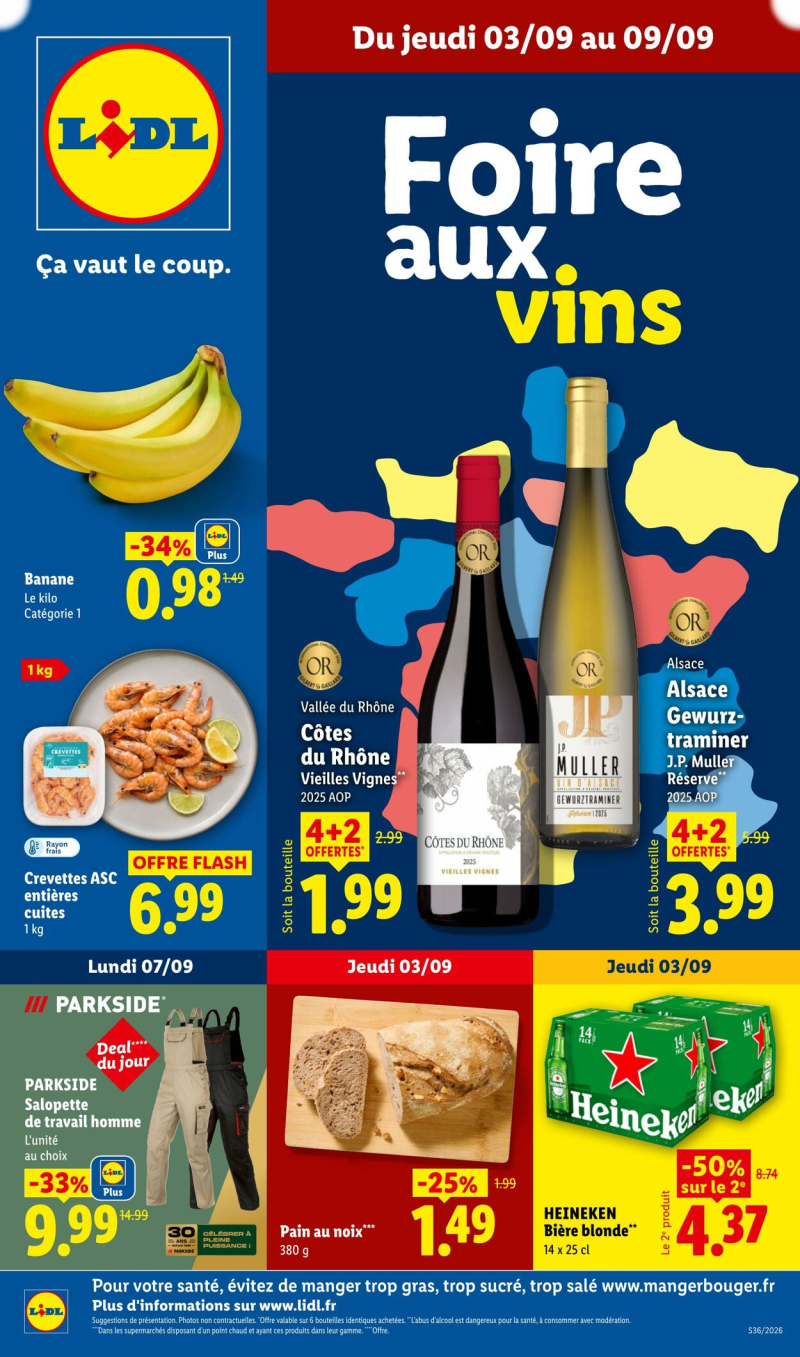 Lidl catalogue du 30/08 au 10/09/2026 – page 1