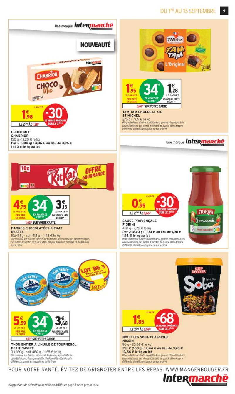 Intermarché Express catalogue du 01/09 au 14/09/2026 – page 9