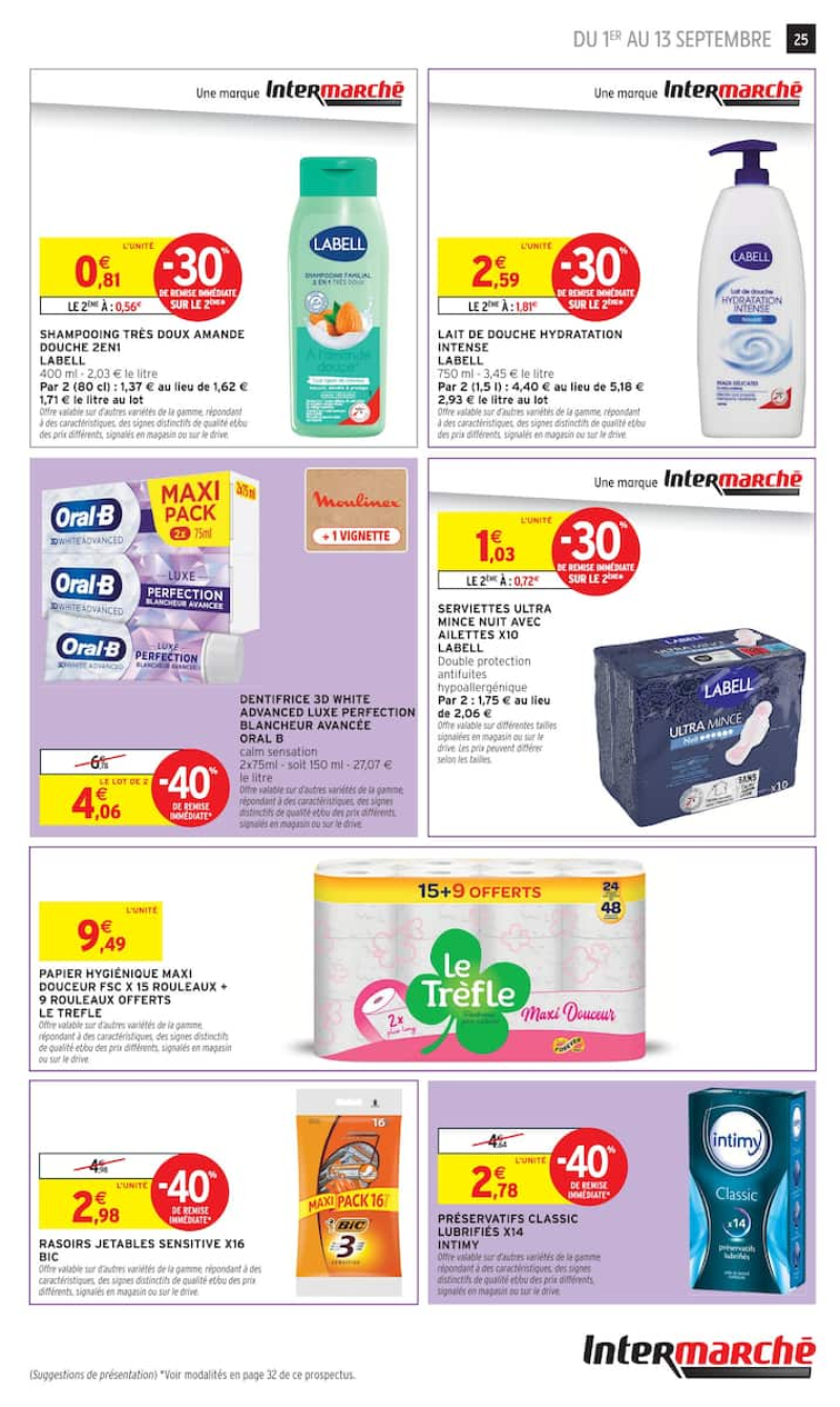 Intermarché Super catalogue du 01/09 au 14/09/2026 – page 25