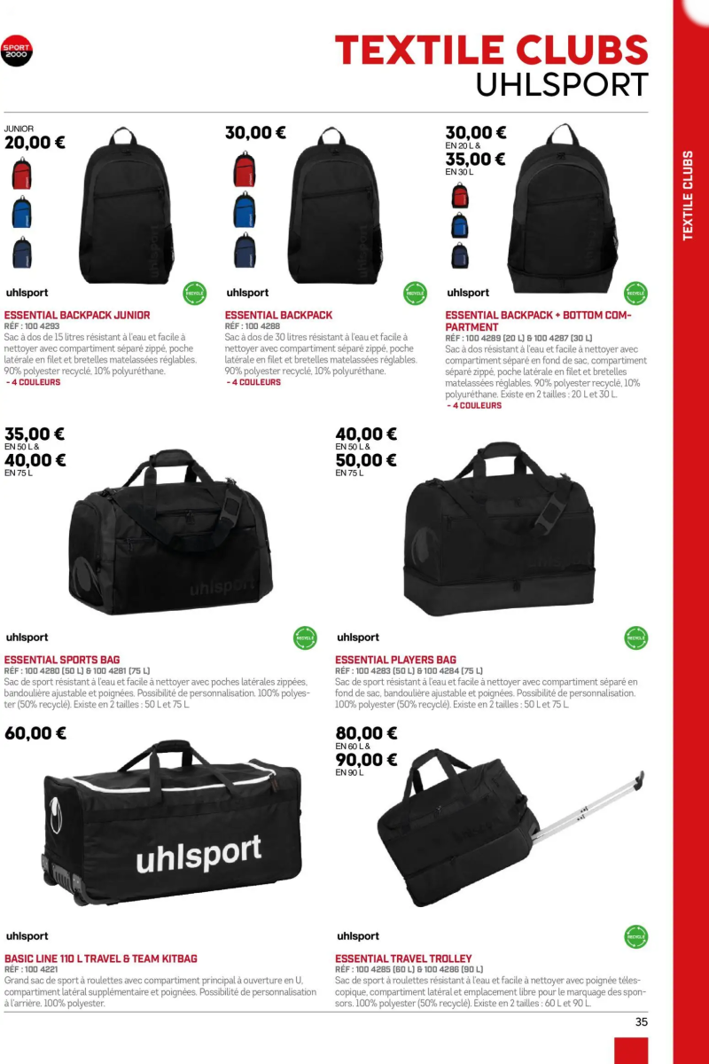 Sport 2000 catalogue du 01/01 au 02/01/2026 – page 35