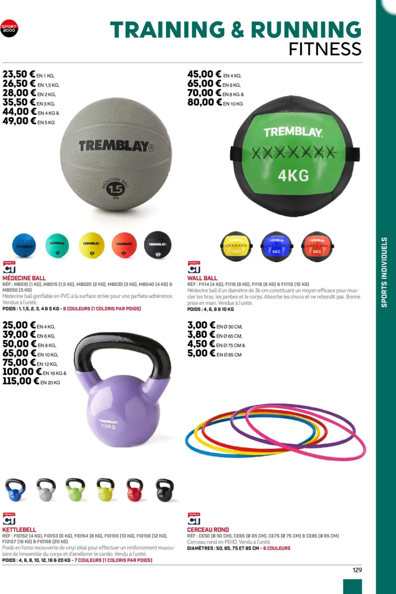 Sport 2000 catalogue du 01/01 au 02/01/2026 – page 129