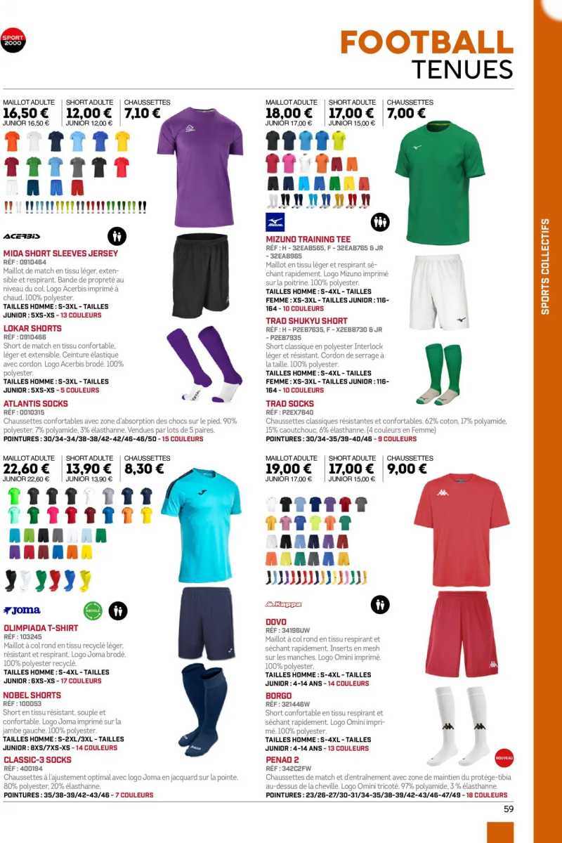 Sport 2000 catalogue du 01/01 au 02/01/2026 – page 59