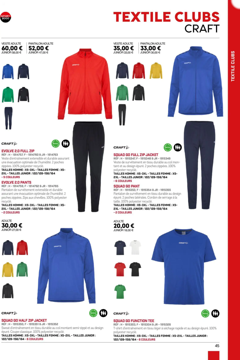 Sport 2000 catalogue du 01/01 au 02/01/2026 – page 45