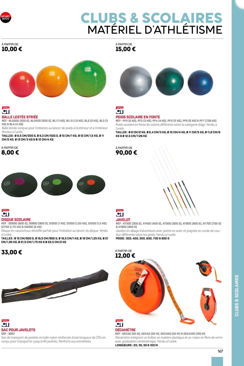 Sport 2000 catalogue du 01/01 au 02/01/2026 – page 167