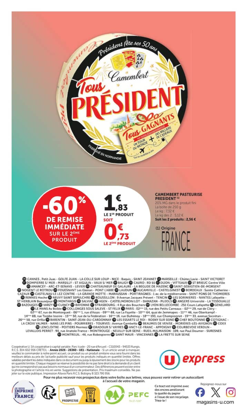 U Express catalogue du 01/09 au 14/09/2026 – page 16