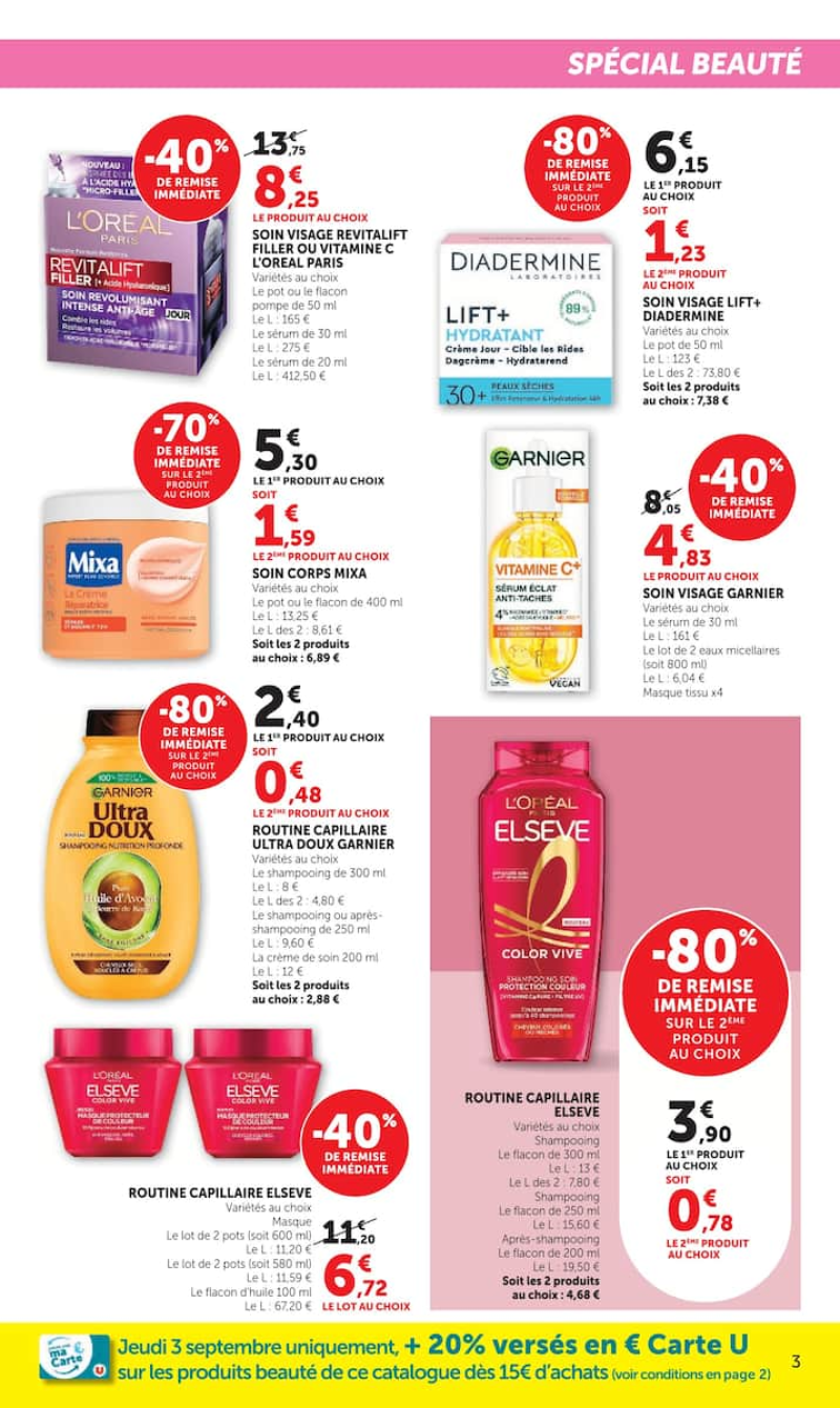 U Express catalogue du 01/09 au 14/09/2026 – page 3