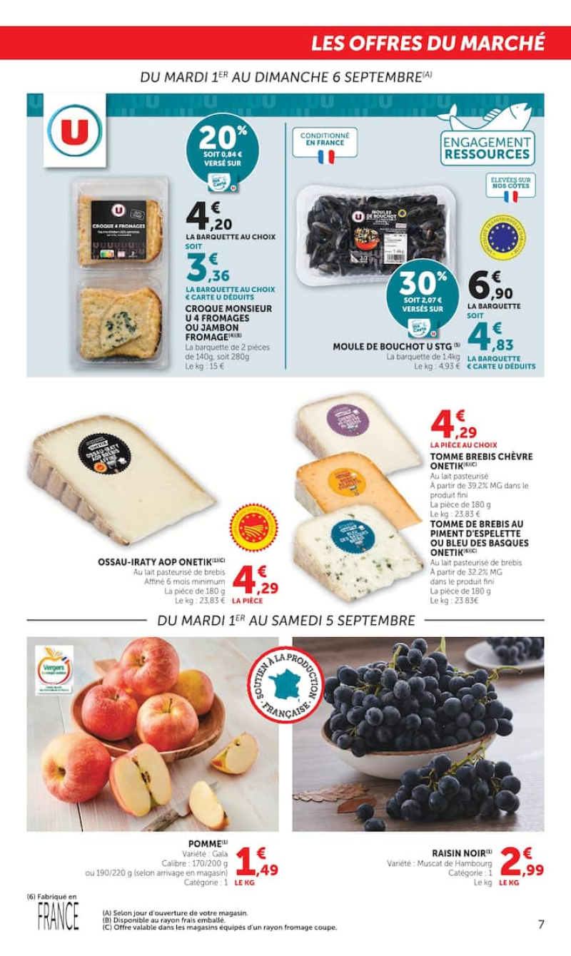 U Express catalogue du 01/09 au 14/09/2026 – page 7
