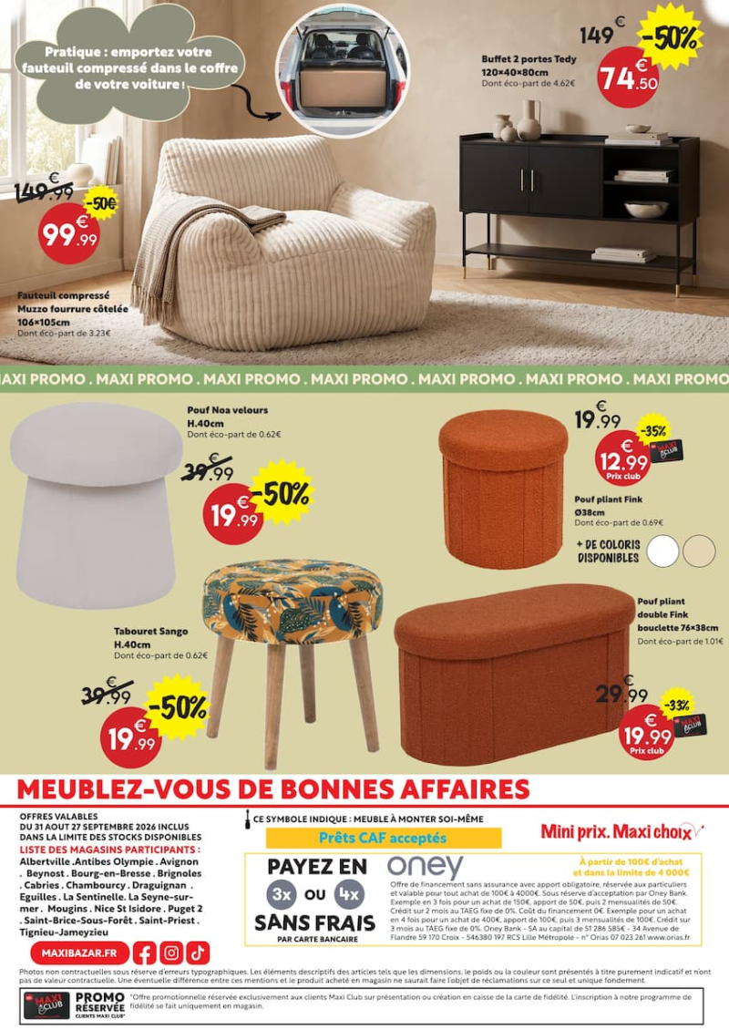 Maxi Bazar catalogue du 31/08 au 28/09/2026 – page 18
