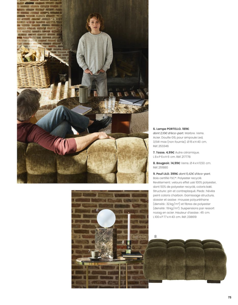 Maisons du Monde catalogue du 31/08 au 30/09/2026 – page 73