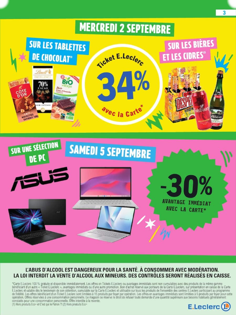 E.Leclerc catalogue du 01/09 au 13/09/2026 – page 3