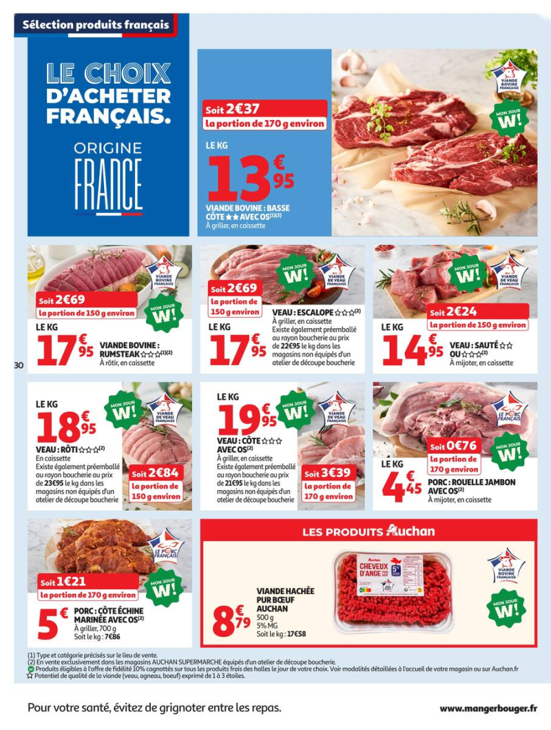 Auchan Supermarché catalogue du 01/09 au 13/09/2026 – page 30