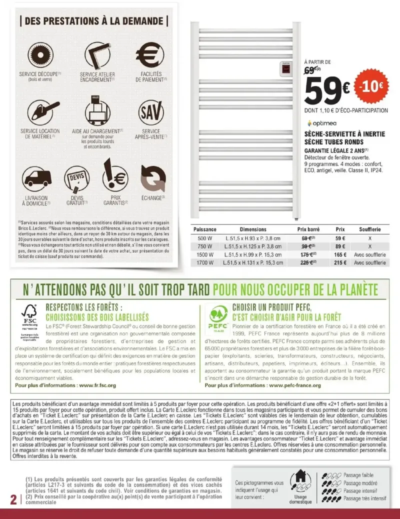 Brico E.Leclerc catalogue du 25/08 – page 2