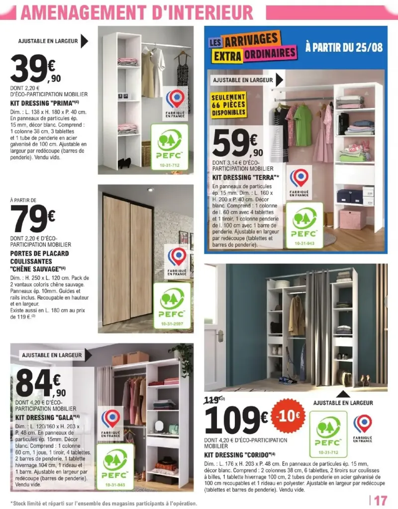 Brico E.Leclerc catalogue du 25/08 – page 17