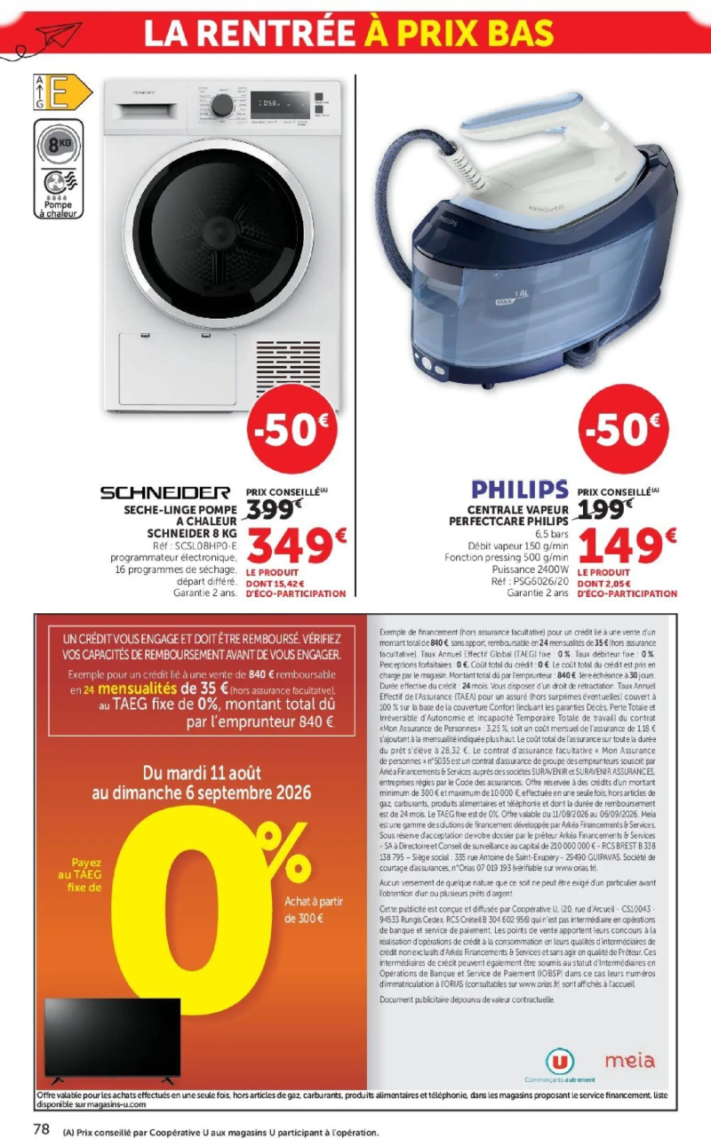 Hyper U catalogue du 11/08 – page 78
