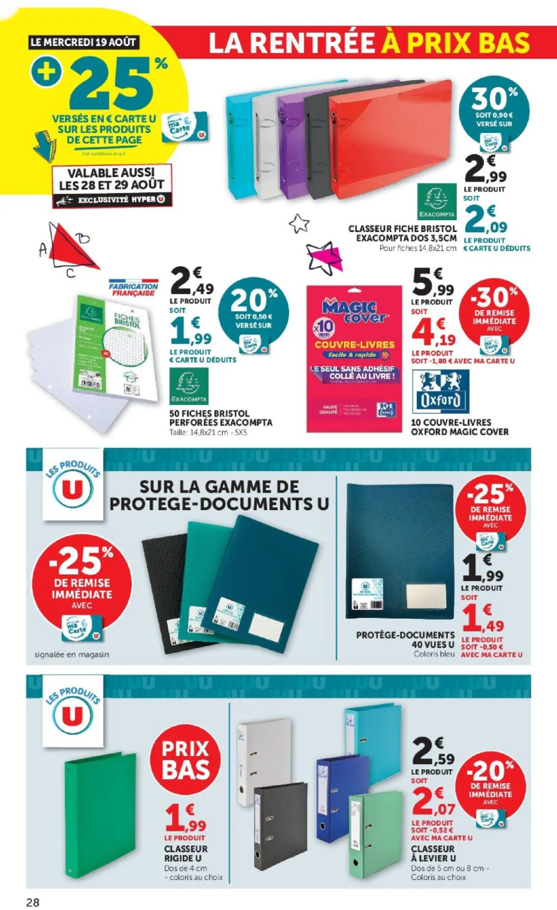 Hyper U catalogue du 11/08 – page 28