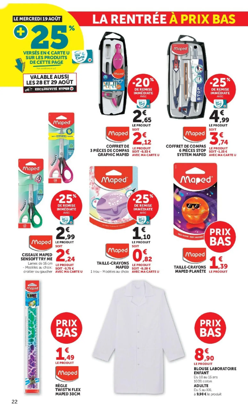 Hyper U catalogue du 11/08 – page 22