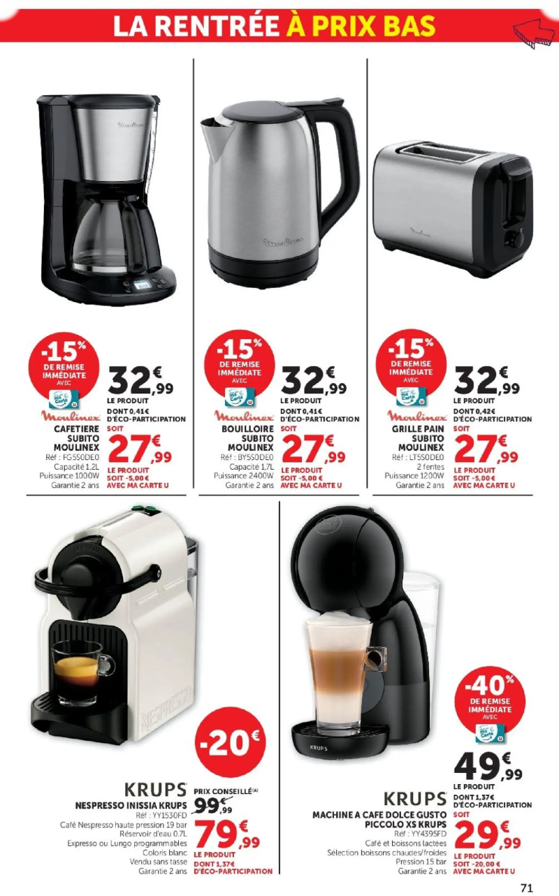 Hyper U catalogue du 11/08 – page 71