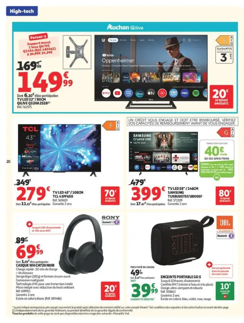 Auchan catalogue du 18/08 – page 20