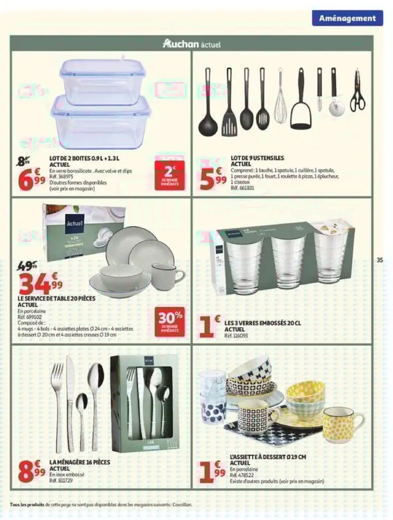 Auchan catalogue du 18/08 – page 35
