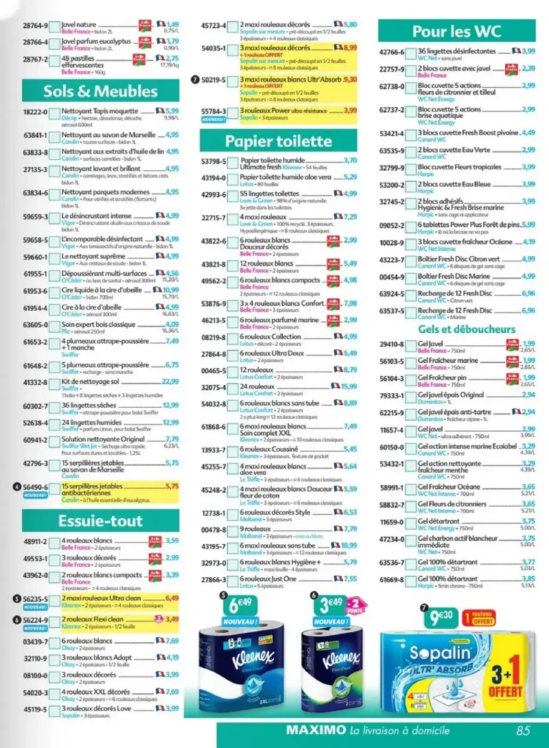 Maximo catalogue du 24/08 – page 85