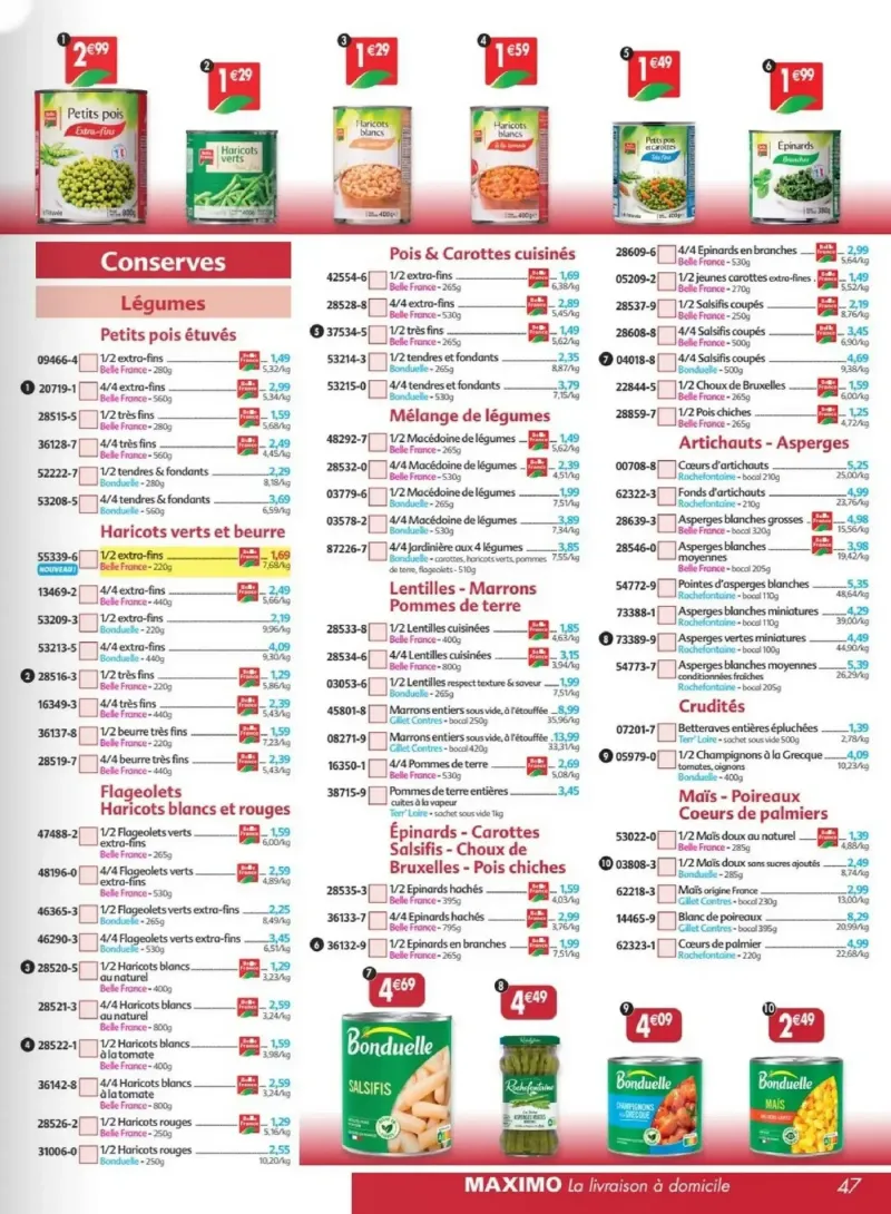 Maximo catalogue du 24/08 – page 47