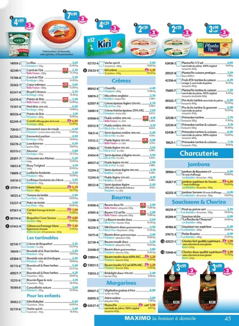 Maximo catalogue du 24/08 – page 45