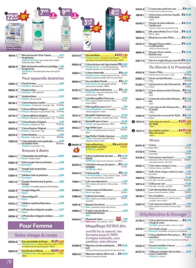 Maximo catalogue du 24/08 – page 78